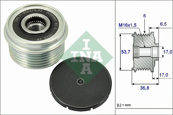 Alternator Freewheel Clutch